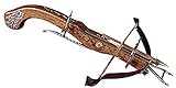 Pistolenarmbrust Inquisitor Holzarmbrust 46 cm W1P Mittelalterliche Armbrust für historische Rekonstruktion für einen Sammler oder als Geschenk Feuert Nicht.