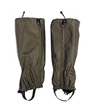 Tatonka Gaiter 420 HD (Gr. L) - Wasserdichte, lange Gamaschen mit Schuh-Riemen und Reißverschluss - Schützen Schuhe und Hosenbeine beim Wandern und Trekken - Größe L (olive)