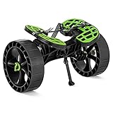 C-Tug RAILBLAZA Kajak- und Kanu-Rollwagen mit SandTrakz pannenfreien All-Terrain-Rädern, 136 kg Tragkraft mit verstärktem Material