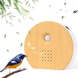 LZDMY Vogelgezwitscher Box Bewegungsmelder mit Wandhalterung, Naturgeräuschebox Vogel Gesang , Vogelzwitscher Entspannender Vogelgesang, Vogelgesang & Waldquelle