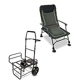 G8DS Angler Trolly + Klappstuhl, Camping, Angeln, Outdoor, Freizeit