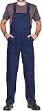 ProWear Arbeitslatzhose Herren Arbeitshose Latzhose, Dunkelblau, Gr.- XL