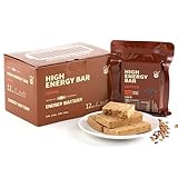 Notfall-Rationen-Riegel 12 Stück komprimierte Keks-Tabs mit Kaffeegeschmack, Lebensmittelrationen für Outdoor-Camping, Wandern, Schneesturm, Erdbeben, 20 Jahre haltbar