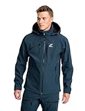 RevolutionRace Hiball Softshell Jacket für Herren, Outdoor Jacke für Wandern, Moonlit Ocean, XL