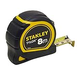 Stanley Bandmass Tylon (8 m, Tylon-Polymer Schutzschicht, verschiebbarer Endhaken, Kunststoffgehäuse) 1-30-657