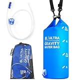 Burtrail Ultra Gravity Wasserbeutel, kompatibel mit Wasserfilter und Wasserfiltersystem, Schwerkraft-Wasserfiltertasche für Camping, Wandern, Rucksackreisen, tragbar, faltbar, hängbares Design (8