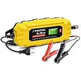 TROTEC Batterieladegerät PBCS 6A | Universal-Ladegerät, 12V-Auto-/ Motorradbatterien, Winterlademodus, Überhitzungsschutz