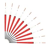 OriGlam 10 stücke Rot Angeln Posen 2g Leicht, Pole Floats Angeln Floats Set Angeln Tackle Floats Angeln Posen Angeln Posen Angelausrüstung
