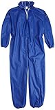 Kerbl Einwegoverall (Farbe Blau, Größe XL, zum Schutz vor Staub und Schmutz, mit Kapuze, Gummizug) 3433