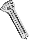 Multifunktionswerkzeug aus Metall – 11 Funktionen in Kreditkartenformat, kompakt & robust, ideal für Outdoor, Camping, Survival, Werkzeugkarte im Etui | TITATOOL