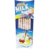 Cool Milk ÖKO Trinkhalme – 5 kompostierbare Trinkhalme, Kirsch Banane -Geschmack, nachhaltig & biologisch abbaubar, 30 g