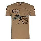 Copytec BW Tropen G22 Scharfschützen-Gewehr Sniper Bundeswehr Waffe Deko Strichbild ISAF #22036, Größe:XL, Farbe:Khaki