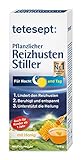 tetesept Pflanzlicher Hustenstiller - Hustensaft mit Honig & Isländisch Moos lindert den Reizhusten - für Tag & Nacht in der Erkältung - 1 x 125 ml