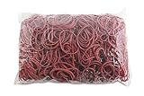 OFFICE PRODUCTS Gummibander Durchmesser: 50mm Farbe: Rot/Gewicht: 1000g - 1 kg/Haushaltsgummi Gummiringe Gummi/Kautschuk 60% / Gummis für Zuhause Büro Schule