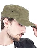 Atlantis Army Cap Unisex Cap schwarz 100% Baumwolle Basics, Punk, Rockwear