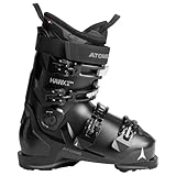 ATOMIC HAWX Ultra 85 W Skischuhe in Schwarz/Anthrazit - Größe 42/43 - Schmale Ski-Boots mit 98 mm Passform - Memory-Fit Skistiefel aus robustem PU - Hochwertige Ski-Schuhe mit 3D Stretch Zehenbox
