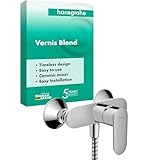 hansgrohe Vernis Blend - Duscharmatur Aufputz für 1 Verbraucher, Mischbatterie Dusche, Einhebelmischer, Chrom, 71640000