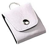 MV-Versand Taschenapotheke Notfalletui 4 Schlaufen/Gläser Leder grau mit Braungläsern und Etiketten