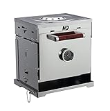 New Direction Tackle Edelstahl Stoven | Angeln und Camping | BBQ-Grill | Backofen | Multifunktionaler Campingkocher | Gasherd