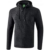 Erima Fleecejacke Schwarz, L Herren