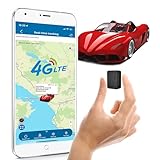 4G Auto Tracker Mini GPS TK903, 60 Tage Lange Akkulaufzeit, GPS Tracker Magnet Geofencing Echtzeit Fahrzeugortung Anti-Diebstahl Flottenmanagement, inklusive SIM(ABO erforderlich)