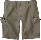 normani BW Herren Bermuda Shorts aus robustem Moleskingewebe Farbe Oliv Größe L