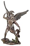 Veronese Figur Erzengel Uriel mit Feuerbogen Engel Skulptur