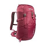 Tatonka Wanderrucksack Hike Pack 22l mit Rückenbelüftung und Regenschutz - Leichter, bequemer Rucksack zum Wandern mit 22 Liter Volumen - PFC-frei (bordeaux red / dahlia)