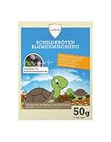 Linsor Schildkröten Blumenmischung, 50g für 17-50m², Futter-Mischung, Futterwiese für Landschildkröten