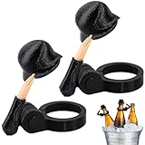 Bierflaschenhelm mit Soldatengruß, 2PCS Flaschenverschluss Bierflaschen, Lustiger Soldat Salute Pose Bierflaschenverschlüsse, Salute-Soldaten-Bierhelm, Wiederverwendbarer Flaschenverschluss für Bier