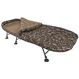 Fox R Series Camo Sleep System 212x98cm - Karpfenliege zum Angeln auf Karpfen, Angelliege zum Karpfenangeln & Wallerangeln