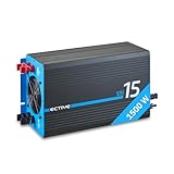 ECTIVE SSI 15 1500W/12V Sinus-Wechselrichter mit MPPT-Laderegler, Ladegerät, NVS- und USV-Funktion