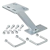 Reserverad Halter Anhänger 4/5-Loch-Felgen 8-16-Zoll-Reifen verzinkter Stahl Reserveradhalter für Wohnwagen mit Befestigungsmaterial