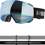 Salomon Radium ML Unisex-Brille Ski Snowboard Freeride, Blau