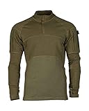 Mil-Tec Feldhemd Assault • Taktisches Langarmshirt Herren mit Oberarmtaschen, Stifthalter, Klettbündchen • Atmungsaktives Combat Shirt • Funktionsshirt in vers. Tarnfarben • Größen S–3XL