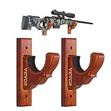 VEVOR Waffenregal zur Waffenaufbewahrung, 1 Gewehr Gewehrhalter Wandregal für Gewehre & Schrotflinten, Waffenhalter im Waffenschrank, Schrotflinten-Gewehrauflage 22,67 kg Gewichtskapazität Braun