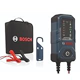 Bosch C40-Li Batterieladegerät, 5 Ampere, mit Erhaltungsladungs-Funktion - Autobatterie-Ladegerät für 6 V / 12 V Blei-Säure-, AGM-, EFB-, Gel-, SLI- Batterien sowie 12 V Lithium- (LiFePO4) Batterien