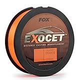 Fox Exocet Fluoro Orange Mono - 1000m monofile Karpfenschnur, Durchmesser/Tragkraft:0.35mm / 18lb / 8.0kg