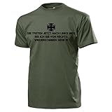 Bundeswehr Ausbilderspruch 22 Luftwaffe AGA Spaß Fun Humor Achtung Disziplin Grundausbildung BW- T Shirt Herren Oliv #18045