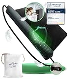 RAWVEL® Rausfallschutz aufblasbar 180cm Premium - [NEU 2025] - passend für alle Betten Zuhause & auf Reisen - Rausfallschutz Bett Reise BPA Frei & Laborgeprüft + Nylongurt (1er Set)