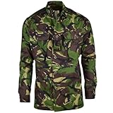 Original British Army Feldjacke – Combat DPM Military Jacket Shirt – 95 leichte Jacke für Herren, Camouflage, Large 180/112