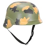 W WIDMANN MILANO Party Fashion 8581M - Militärhelm, Tarnmuster, aus Hardplastik, Soldat, Bundeswehr, Hut, Kopfschmuck, Accessoire, Mottoparty, Karneval