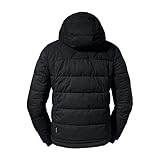 Schöffel Herren Insulated Jacket Boston M, sportliche Winterjacke mit Kapuze, wasserdichte und windabweisende Outdoor Jacke, black, 48
