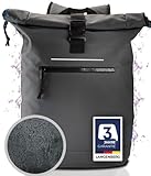 LANGENBERG Trenton Rolltop Rucksack - Wasserdichter Rucksack mit bequemen Schultergurten - Laptop Rucksack Herren und Damen - Wasserfester Rucksack groß mit 30 Liter Volumen