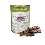 Lebenskraft feinster Schokoladekuchen [ 6er Karton ] Schokokuchen in der Dose, extrem Lange Haltbarkeit, für Anlässe Aller Art