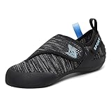 ZHENSI Damen Kletterschuhe Anfänger Boulderschuhe Leichtgewicht Für Indoor Kinder,Schwarz,37 EU