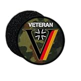 Copytec Aufnäher Veteran Bundeswehr Flecktarn Auslands Einsatz V Abzeichen #27811