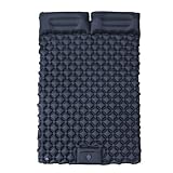 Hogvinnatil Luftmatte Für Camping | Luftmatratze Mit Integrierter Fußpumpe - Leichtes & Kompaktes Outdoor Zubehör Für Camping Wandern Trekking Reisen