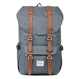 KAUKKO Rucksack Damen Herren Schön und Durchdacht Daypack mit Laptopfach für 14 Zoll Notebook für Schule,Uni, 22.4 L