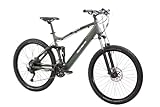 F.lli Schiano E-Fully, E Bike Mountainbike, 27.5 Zoll, 36V 14Ah Abnehmbarer Akku, Motor 250W 50Nm, MTB Ebike für Herren/Damen, Grün